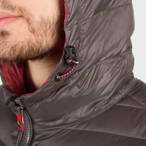Campera de plumas de hombre Logan con capucha