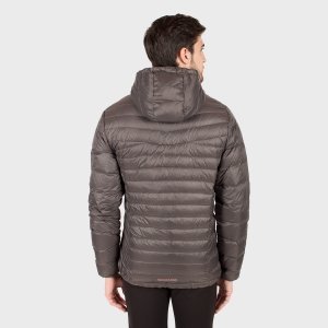 Campera de plumas de hombre Logan con capucha