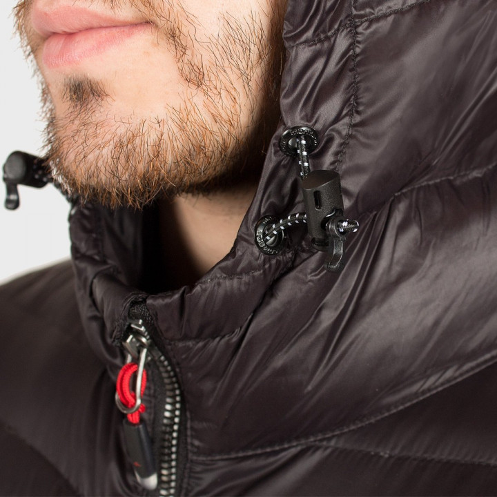 Campera de plumas de hombre Logan con capucha