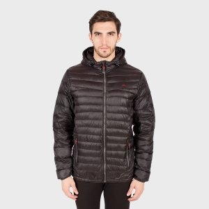 Campera de plumas de hombre Logan con capucha