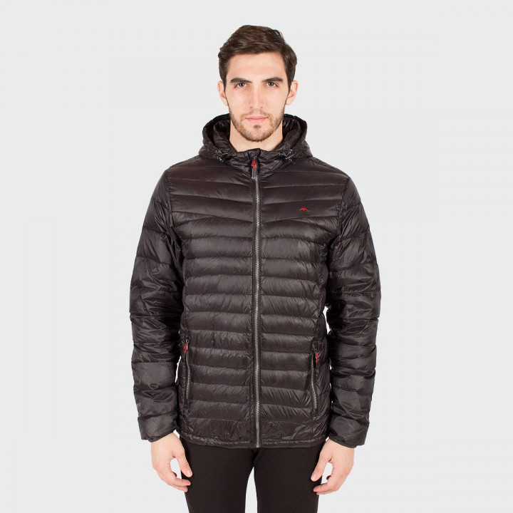 Campera de plumas de hombre Logan con capucha