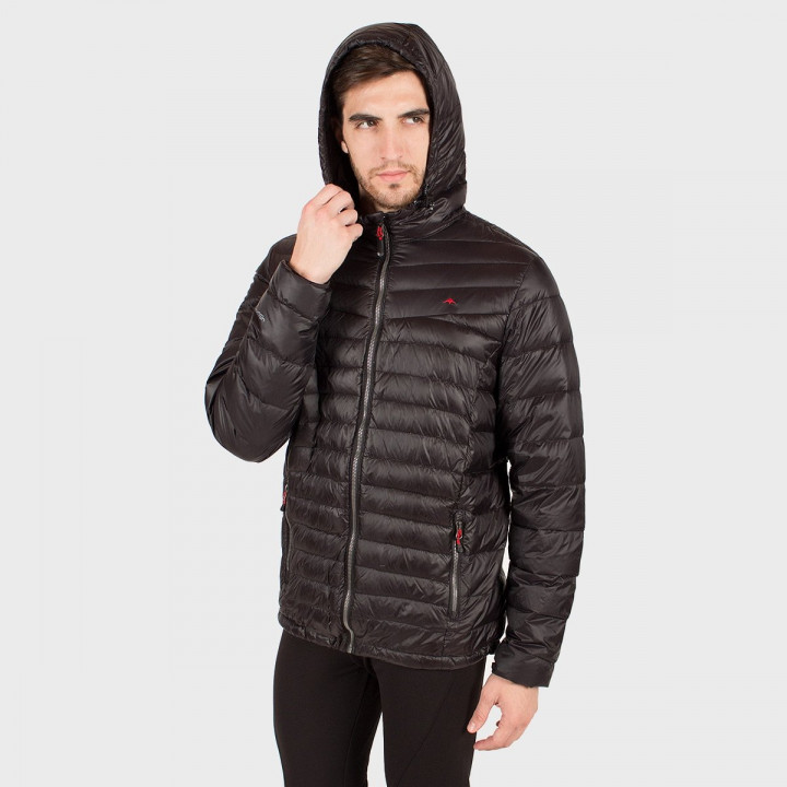 Campera de plumas de hombre Logan con capucha