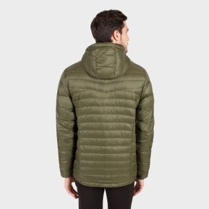 Campera de plumas de hombre Logan con capucha