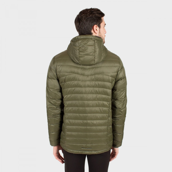 Campera de plumas de hombre Logan con capucha