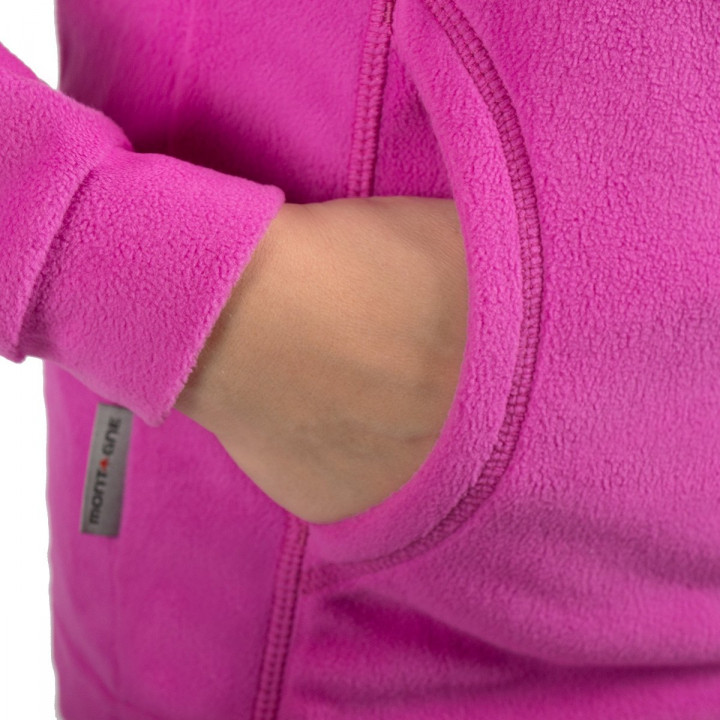 Campera de mujer de micropolar con capucha Aradia