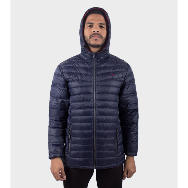 Campera de plumas de hombre Logan con capucha