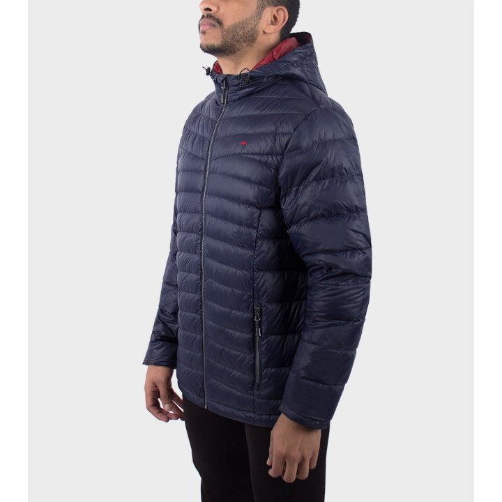 Campera de plumas de hombre Logan con capucha