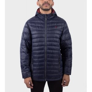 Campera de plumas de hombre Logan con capucha