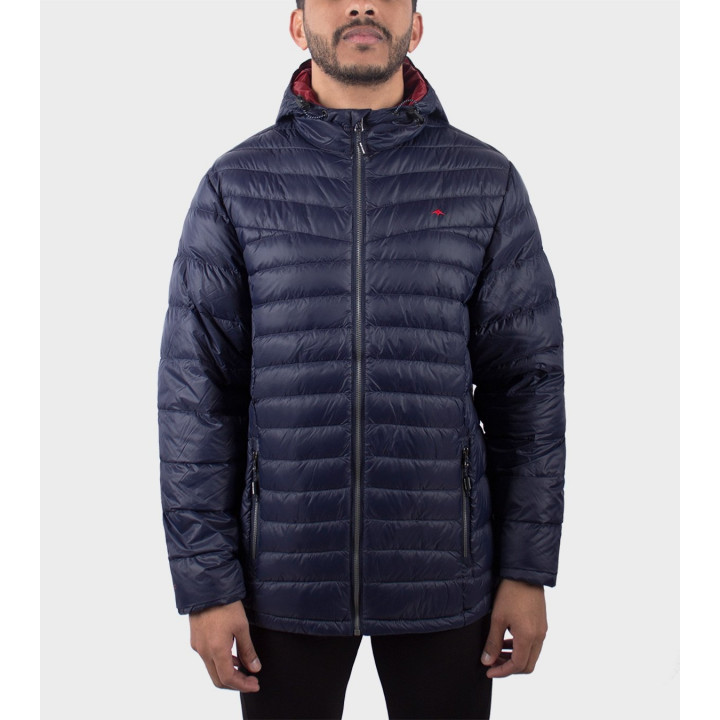 Campera de plumas de hombre Logan con capucha