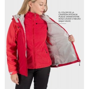 Campera desmontable de mujer Kenya 3en1