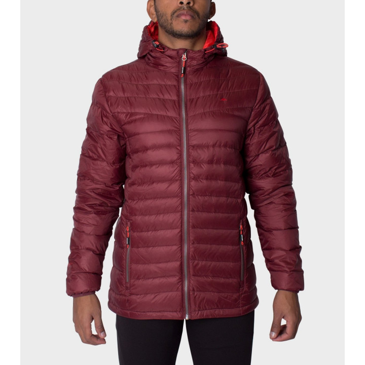 Campera de plumas de hombre Logan con capucha