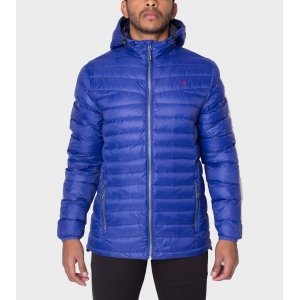 Campera de plumas de hombre Logan con capucha