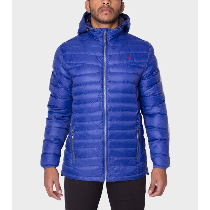 Campera de plumas de hombre Logan con capucha