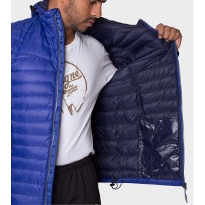 Campera de plumas de hombre Logan con capucha