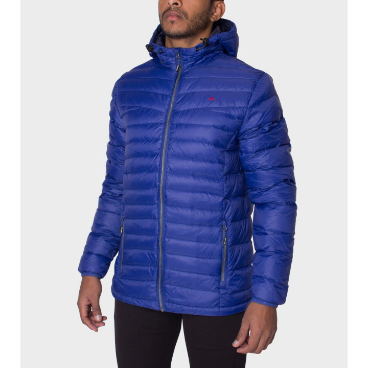 Campera de plumas de hombre Logan con capucha