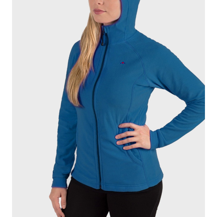 Campera de mujer de micropolar con capucha Aradia