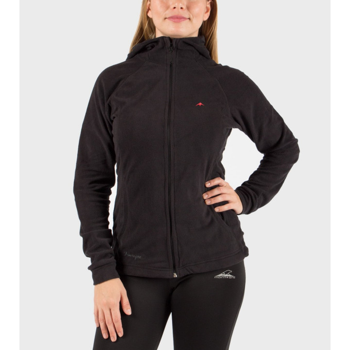 Campera de mujer de micropolar con capucha Aradia