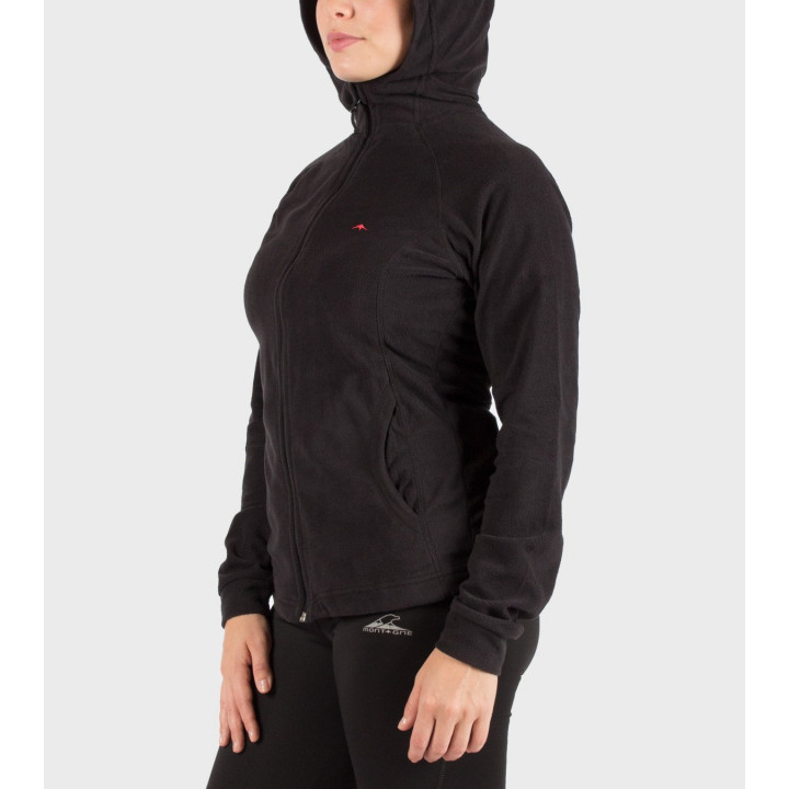 Campera de mujer de micropolar con capucha Aradia