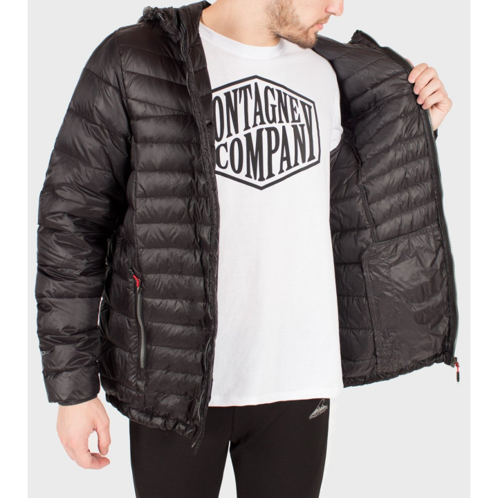 Campera de plumas de hombre Logan con capucha