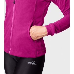 Campera de mujer de micropolar con capucha Aradia