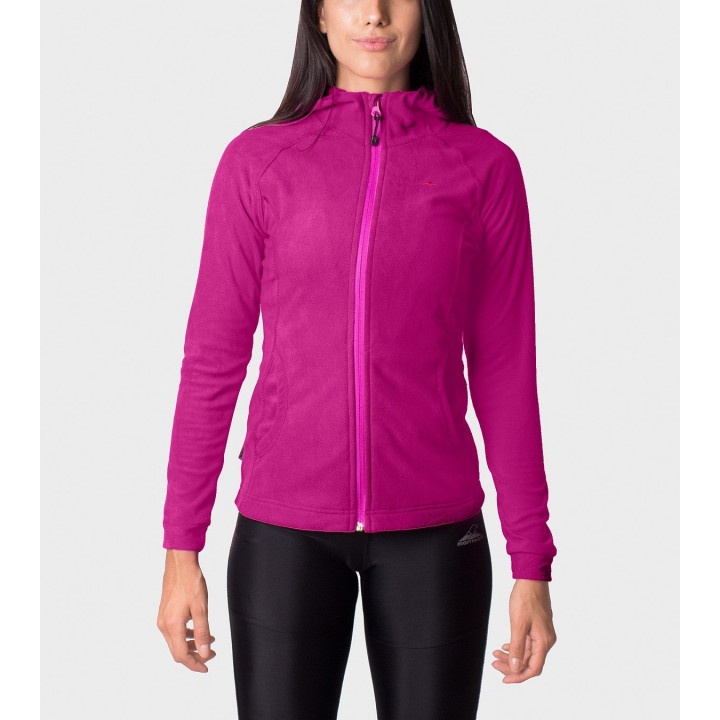 Campera de mujer de micropolar con capucha Aradia