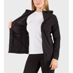 Campera de mujer de micropolar con capucha Aradia