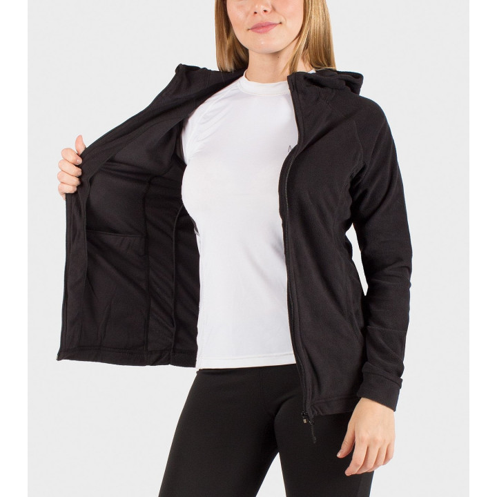 Campera de mujer de micropolar con capucha Aradia