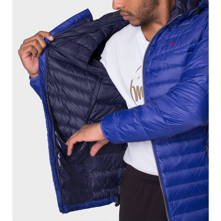 Campera de plumas de hombre Logan con capucha
