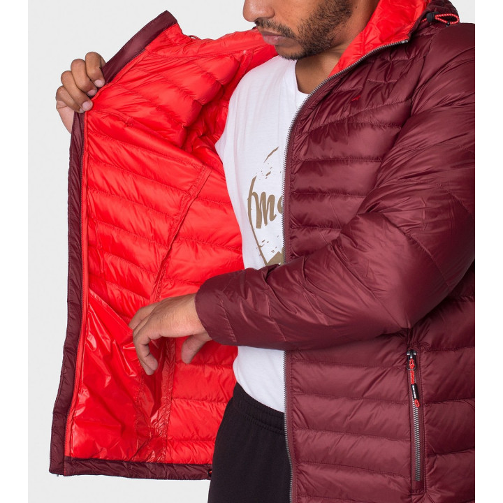 Campera de plumas de hombre Logan con capucha