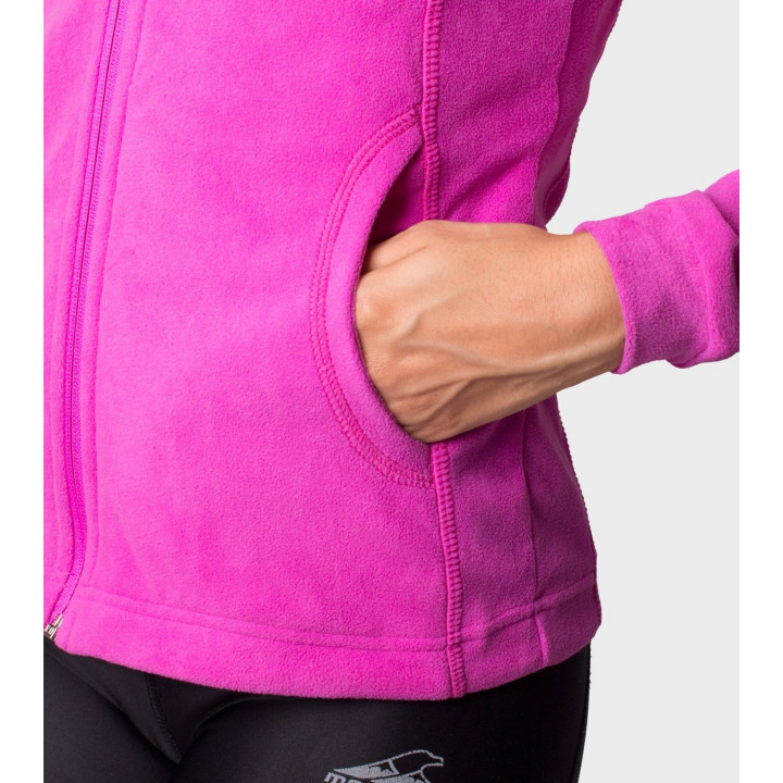 Campera de mujer de micropolar con capucha Aradia