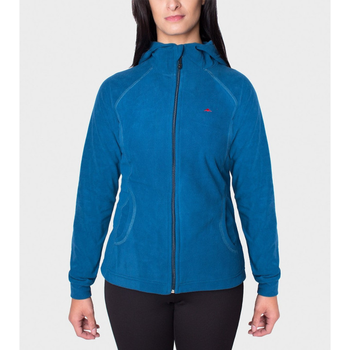 Campera de mujer de micropolar con capucha Aradia