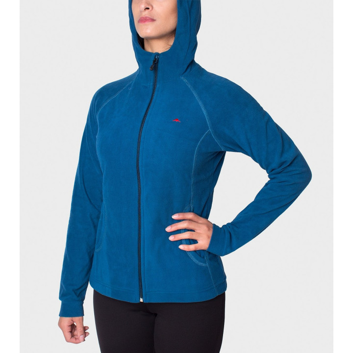 Campera de mujer de micropolar con capucha Aradia