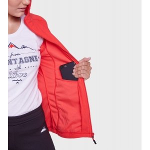 Campera de mujer de micropolar con capucha Aradia
