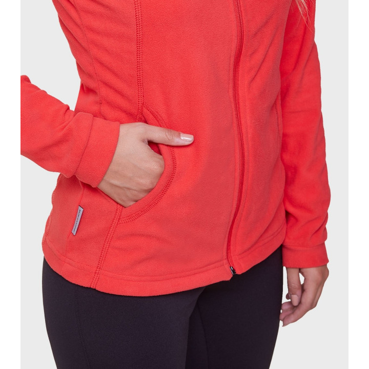 Campera de mujer de micropolar con capucha Aradia
