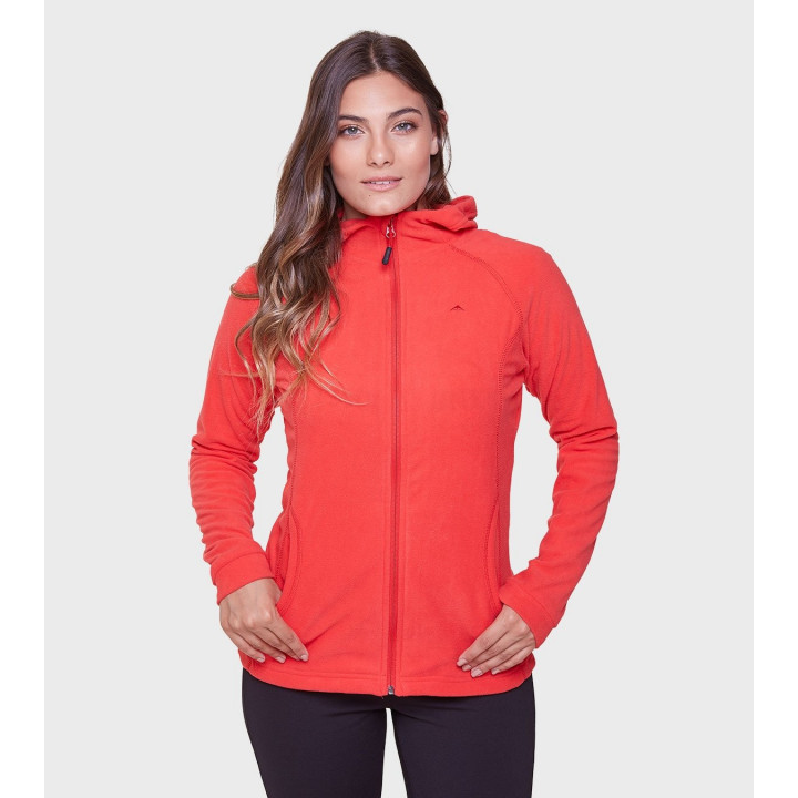 Campera de mujer de micropolar con capucha Aradia