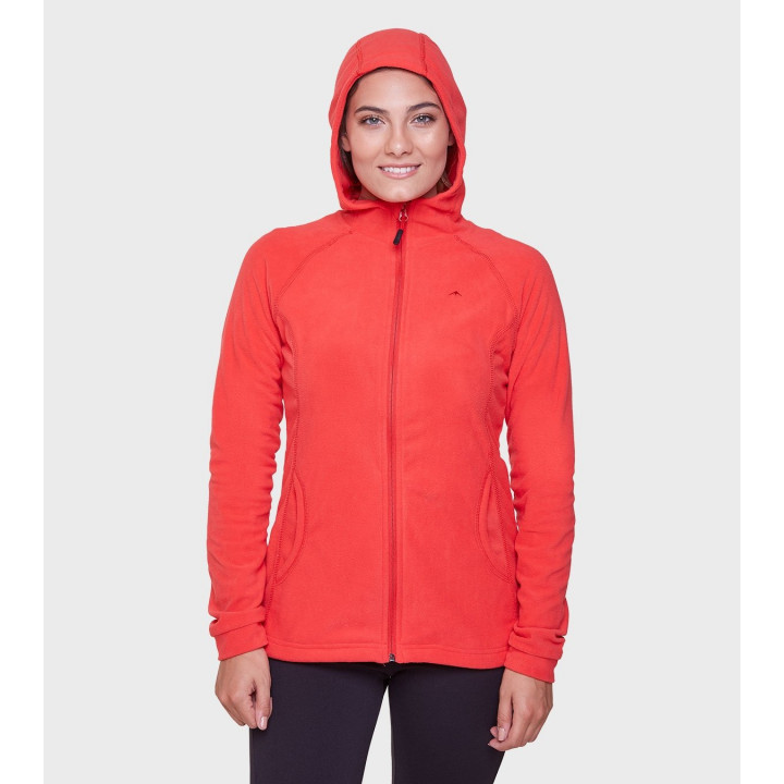 Campera de mujer de micropolar con capucha Aradia
