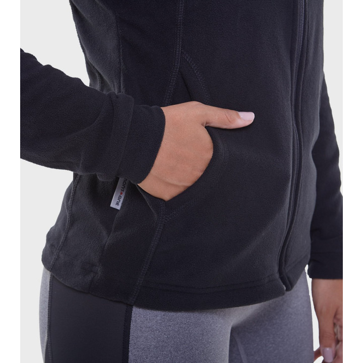 Campera de mujer de micropolar con capucha Aradia