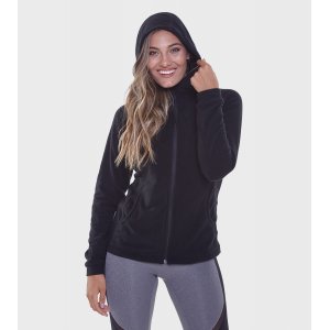 Campera de mujer de micropolar con capucha Aradia