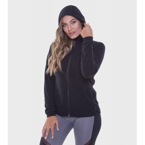 Campera de mujer de micropolar con capucha Aradia
