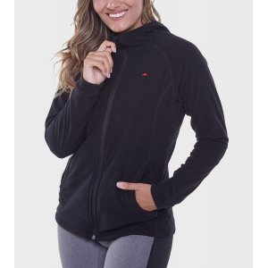 Campera de mujer de micropolar con capucha Aradia