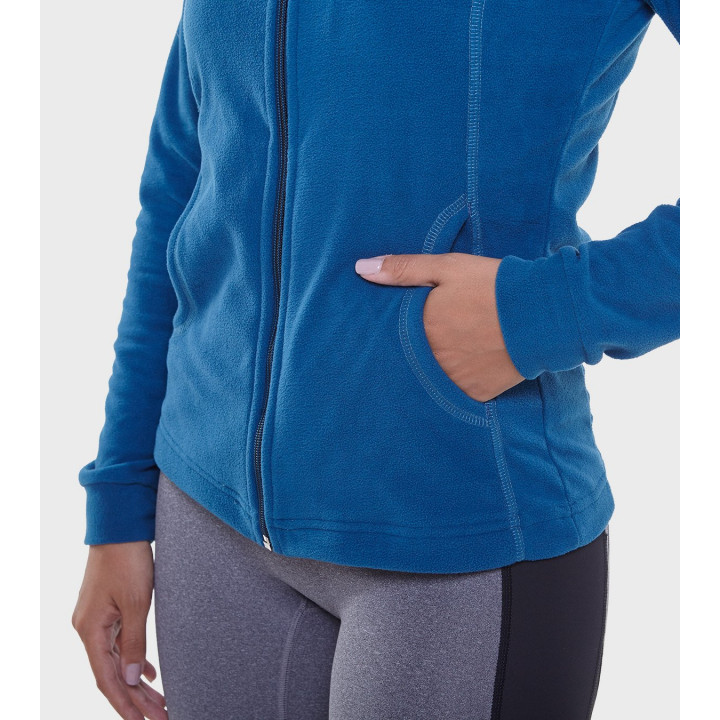Campera de mujer de micropolar con capucha Aradia