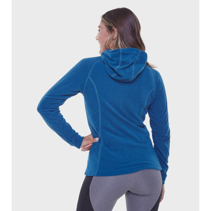 Campera de mujer de micropolar con capucha Aradia