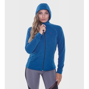 Campera de mujer de micropolar con capucha Aradia