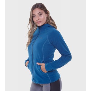 Campera de mujer de micropolar con capucha Aradia