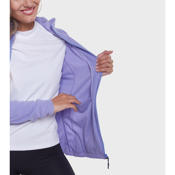 Campera de mujer de micropolar con capucha Aradia