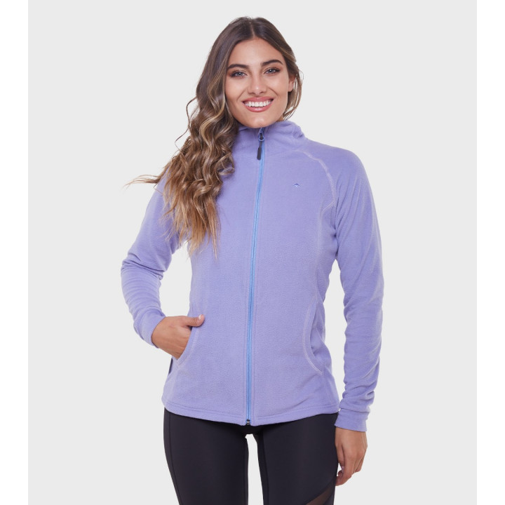 Campera de mujer de micropolar con capucha Aradia