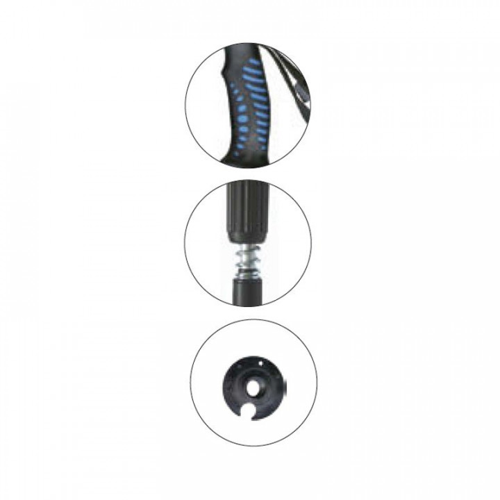 Trekking Walking stick to Duraluminium