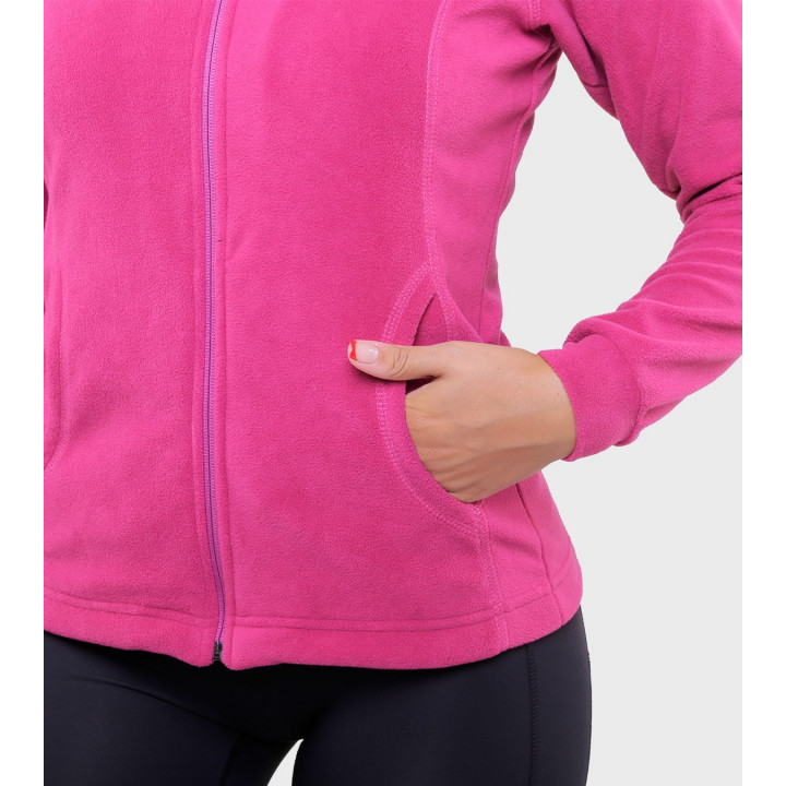 Campera de mujer de micropolar con capucha Aradia