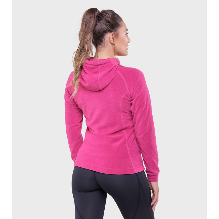 Campera de mujer de micropolar con capucha Aradia