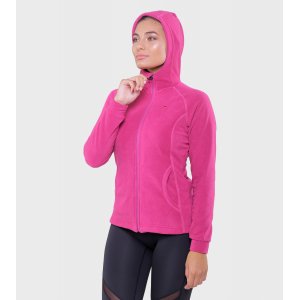 Campera de mujer de micropolar con capucha Aradia